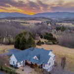 Sunset view from Charlottesville home